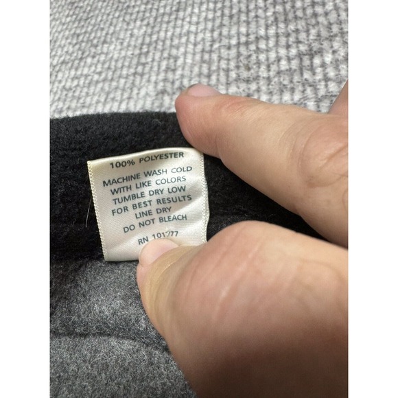 Vintage Men’s Daytona 500 Fleece Gray Size XXL 2‎ Pins Inc - Picture 6 of 10